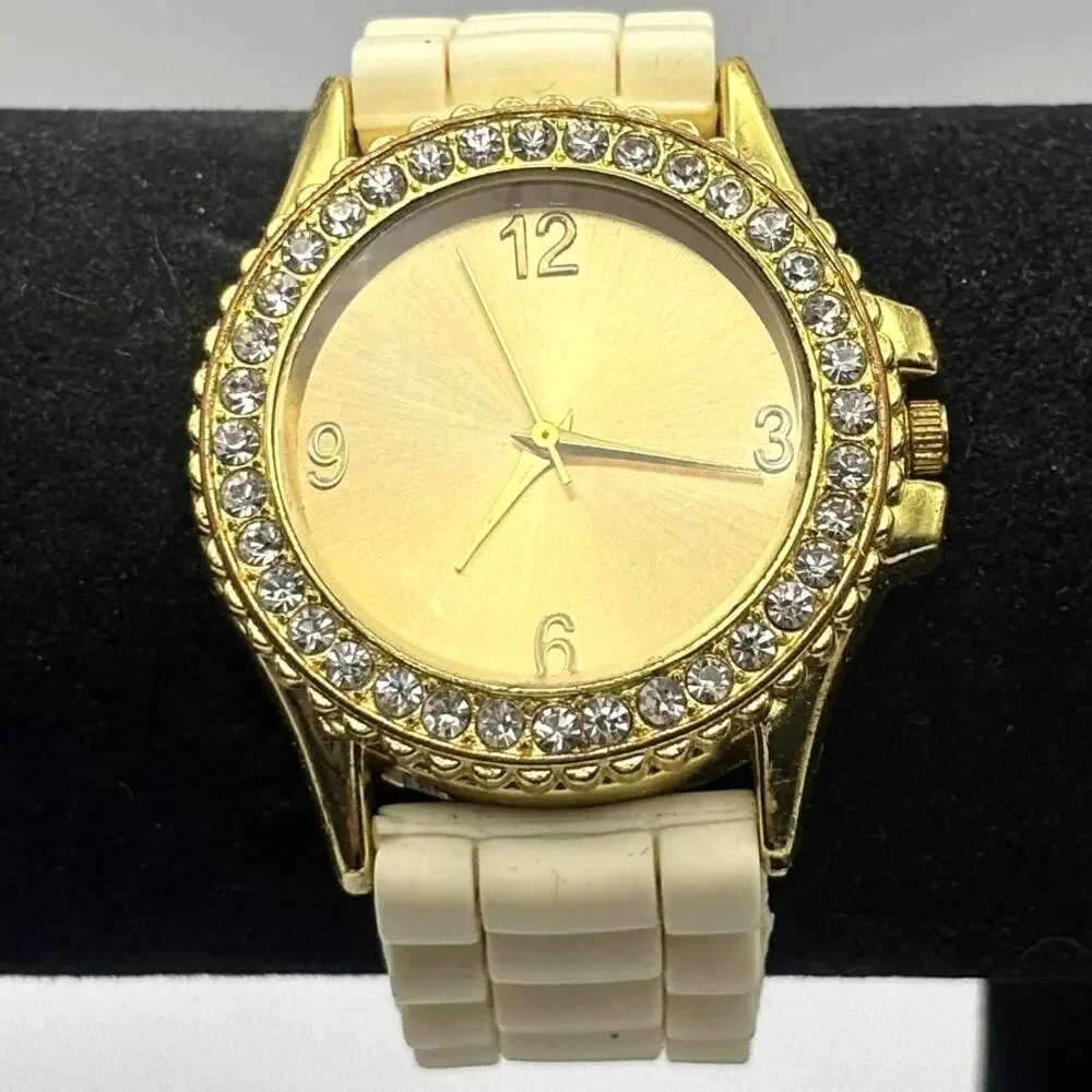 Gold & Cream Men's Watch